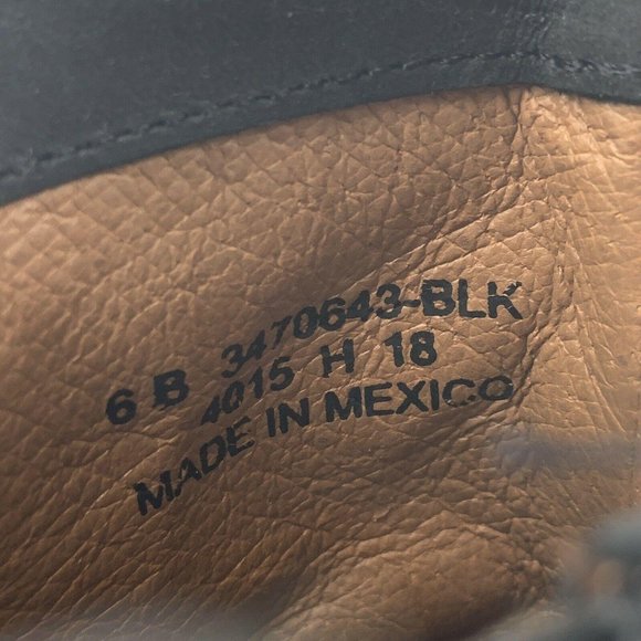 Womens Frye Boots Size 6 Melissa Seam Short Black - Picture 11 of 12